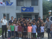 봉화경찰서, 서벽초 전교생 안전한 횡단보도 건너기 체험