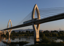 대구도시철도 3호선 팔달교 위에서 운행 멈춰