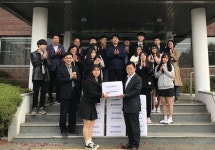 청도 이서고 베이커리 동아리, 독거노인에 사랑의 라면 전달