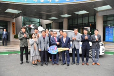 청도군, 특별교통수단 장애인콜택시 전달