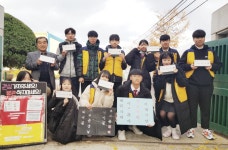 군위군 청소년문화의집, 효령고 등굣길 학폭예방 캠페인