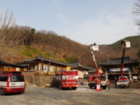 영천소방서, 영지사 목조문화재 합동소방훈련