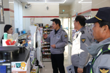 이갑수 영천경찰서장, 특별치안활동 현장근무자 격려·현장점검