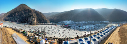 안동 암산 얼음축제 개장부터 대박 행진