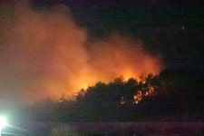 [포토] 포항 대송면 대각리 운제산 산불