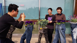 대구포항고속도로 청통휴게소, 봄꽃 포토존 조성