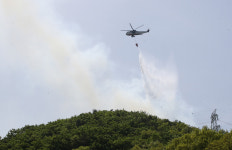 포항 대송면 운제산 또 산불 발생