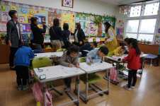 일본 국제교류학습단, 군위 부계초 방문…교육활동 참관
