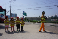 영덕 창수초등학교병설유치원, 소방서 체험학습