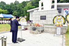 문경시, 돈달산 충혼탑서 제64회 현충일 추념식 거행