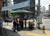 김천시, 횡단보도 그늘막 쉼터 34개소 설치