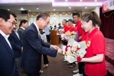 중국 슈퍼리그 장춘탁월대중여자축구팀, 구미서 전지훈련 펼친다