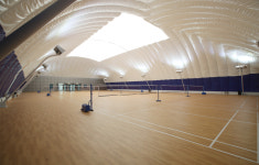 [포토] 포항 다목적 재난 대피시설…평소 배드민턴장 등 체육시설