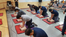 문경시보건소, 심폐소생술 등 응급처치 교육 실시