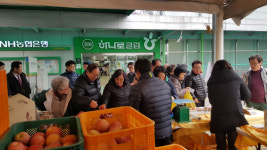 영주시, 양재 하나로 클럽 직판행사 개최