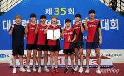 국립안동대학교 탁구부, 제35회 대통령기 전국시도탁구대회 준우승