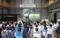 [포토] 포항 안전로봇실증센터서 세계 최초 건설안전로봇 시연