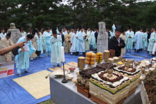 청송심씨 대종회, 용전천 사과축제장서 청송심씨 한마음대회 개최