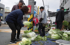 [포토] 포항 흥해 오일장, 다가온 김장철 장사
