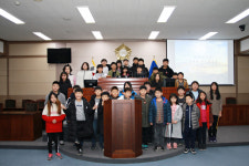 상주시의회, 청리초 학생들 의정 체험 실시