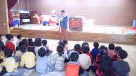 상주 외남초 병설유치원, 옥산초·청리초 병설유치원과 산타행사 가져
