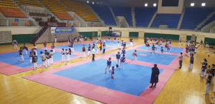 전국 중학 태권도 선수단 215명, 문경 국군체육부대서 합동 전지훈련