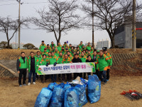 김천시 지역 자율방재단, 직지사천 주변 하천 정화 활동