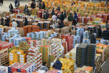 [포토] 설 앞두고 경매로 바쁜 포항농산물도매시장