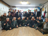 영천시 화북면행정복지센터, 경로당 어르신에 세배 인사