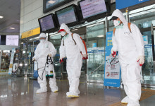 [포토] KTX포항역 방역 더 철저하게