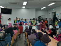구미 사랑의열매나눔봉사단, 금오종합사회복지관서 어르신에 삼계탕 배식봉사