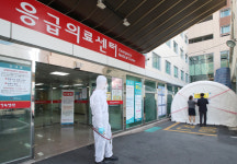 [포토] 포항세명기독병원 선별진료소 폐쇄