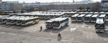 [포토] 대구 북부시외버스터미널 적막한 플랫폼·버스들