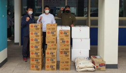 포항 두호동 황소곱창, 코로나19 사투 북구공무원에 응원식품 기부