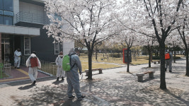 대한민국특수임무유공자회 경산시지회, 코로나19 확산방지 방역 활동
