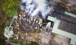 대구 봉덕동 수덕사 화재…대웅전 전소