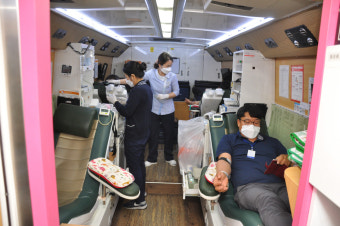 경산경찰서, 혈액 수급난 해소 '사랑의 헌혈 행사' 개최
