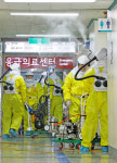 [포토] 계명대 대구동산병원, 운영 재개 전 철저한 방역