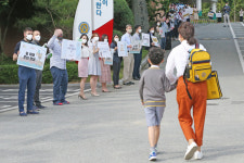 [포토] 대구 영신초등학교 즐거운 등교개학