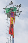 [포토] 경산 택시 노조원, 25m 높이 조명탑 고공농성