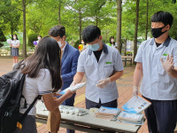 [포토] 대구 영신고, 어서와 반갑Day 신입생 환영 행사