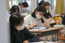 [포토] 대구 남산고, 마스크 쓰고 수능 6월 모의평가