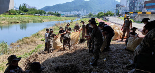 육군 제7516부대 2대대, 경산 서부2동 남천강변 환경정화활동