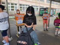 영천포은초 과학동아리, 직접 만든 손소독제 전교생 배부