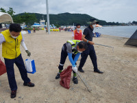 한국가스안전공사 경북동부지사, 월포해수욕장서 안전캠페인·정화활동