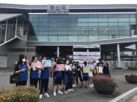 경산 장산중 사랑실은봉사단, 제3회 경산청소년의 날 기념행사 참석