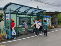 김천시 양금폭포 농악단, 다중집합장소 방역활동 펼쳐