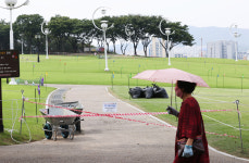 [포토] 20일까지 폐쇄된 대구 코오롱 야외음악당