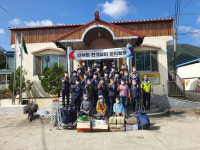 한국전기안전공사 경북동부지사, 포항 기계면 인비리마을서 언택트 전기설비 봉사