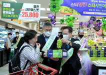 영천시, 롯데마트 전국 113개 지점서 스타영천, 스타 샤인머스켓 대축제